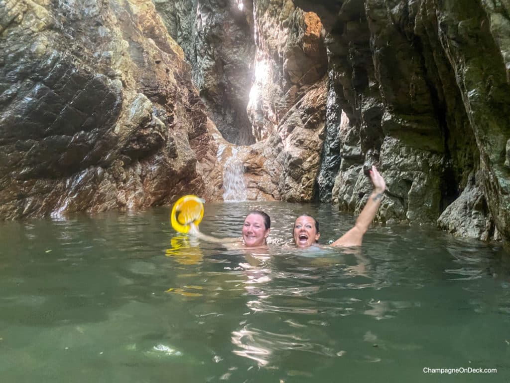 Puerto Vallarta, Mexico Itinerary Jungle Tour Puerto Vallarta, Mexico Itinerary girls under waterfall