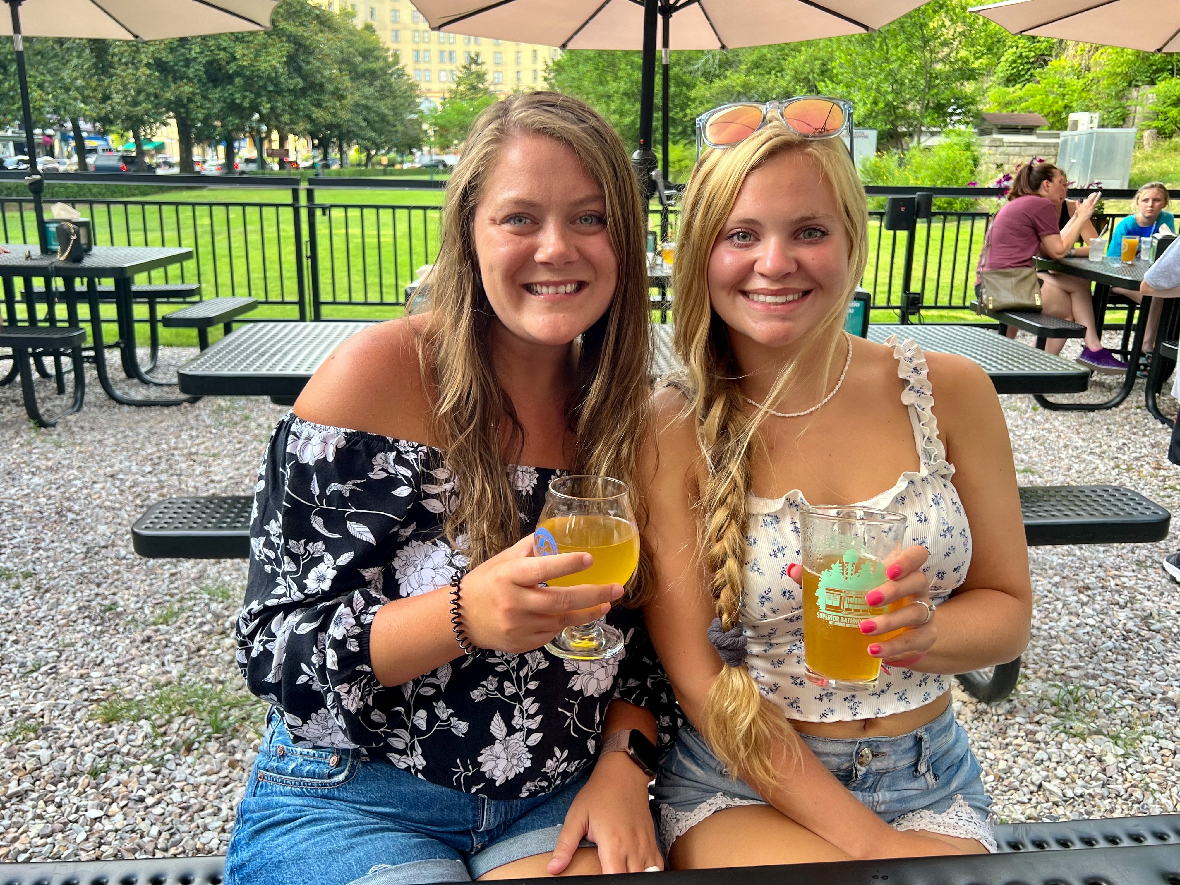 Superior Bathhouse Brewery Girls at Superior Bathhouse Brewery
