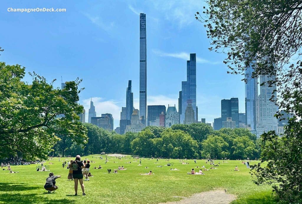 Central Park Photography Spots Sunbathing on great lawn